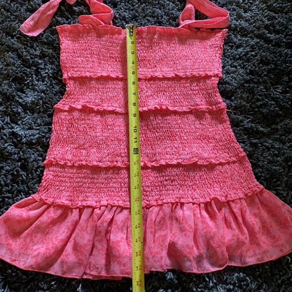 Vici pink tiered ruffle mini dress - Picture 9 of 10